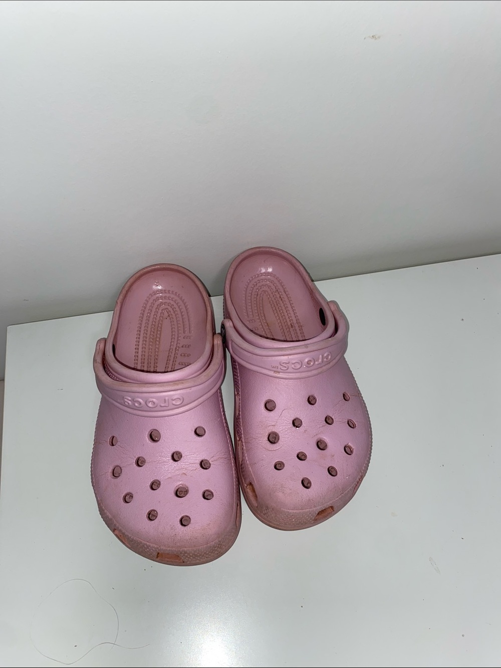 Pink Crocs